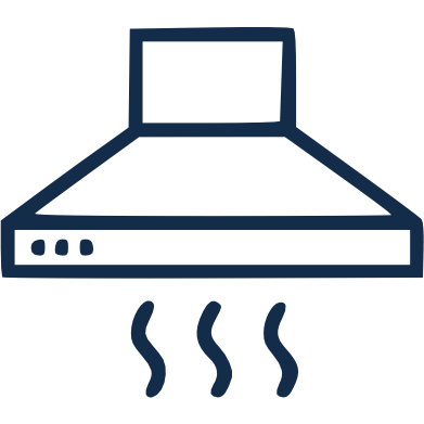 Hood and surrounding area cleaning